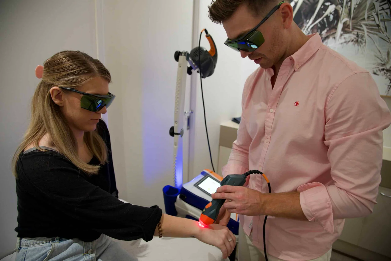 MLS laser therapy treatment for sports injury recovery at NXTLVL Health Brisbane